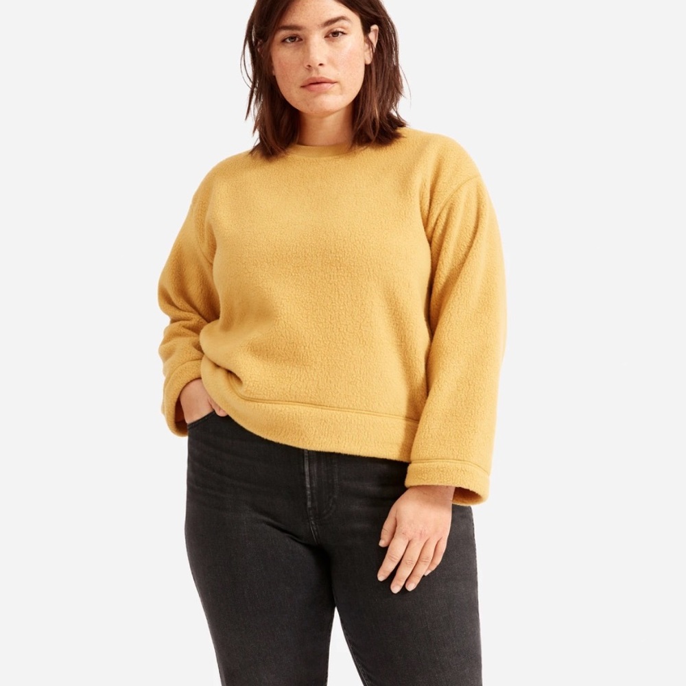 Everlane The ReNew Plush Fleece Sweatshirt Honeycomb